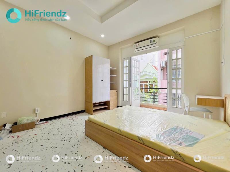 Cho thuê phòng trọ ban công 35m2 full nội thất gần cầu kiệu phù hợp ở 1-2 người đường cô bắc - 2