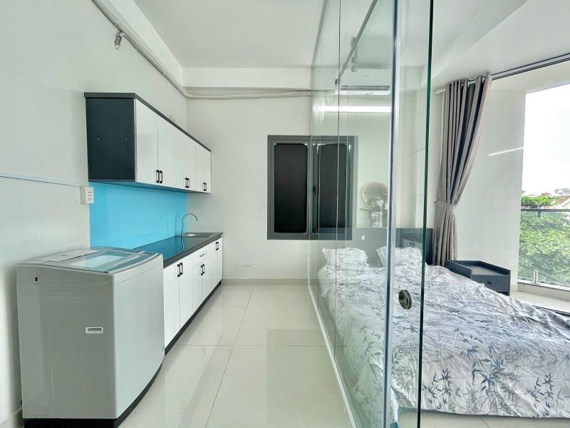 Cho thuê căn hộ 35m² 1 phòng ngủ ban công, tách bếp – ngô đức kế, bình thạnh gần quận 1, hàng xanh - 4