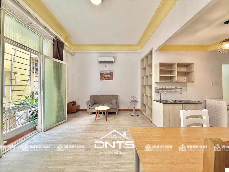 Căn hộ trung tâm 1pn 60m2 ban công, máy giặt riêng, full nội thất. gần thảo cầm viên, công trường mê linh - 4