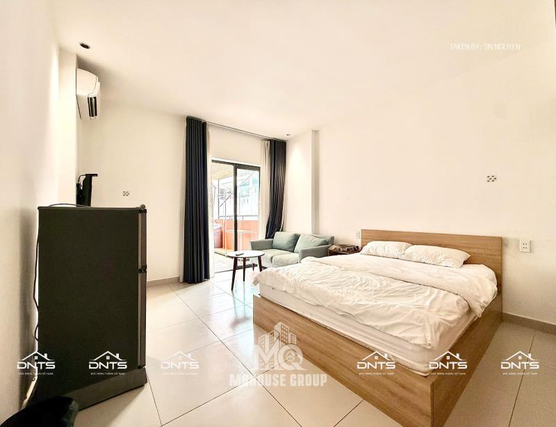 Penthouse 1pn 40m2 ban công,khu dân cư văn minh. gần công viên lê văn tám, chợ tân định, horizon tower