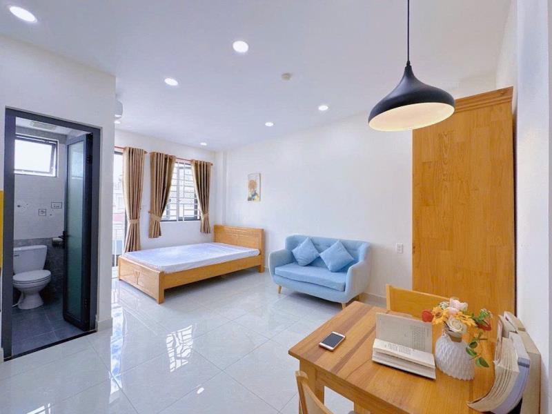 Phòng 40m2 full nội thất ban công lớn, nhà mới ngay chợ bà chiểu-nguyễn văn đậu, bình thạnh - 2