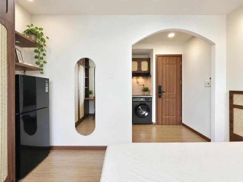 Cho thuê phòng gần công viên làng hoa chỉ 5 phút đi đường full nội thất nhà mới 100% _thang máy_hầm xe_bancol_cửa sổ ! - 2