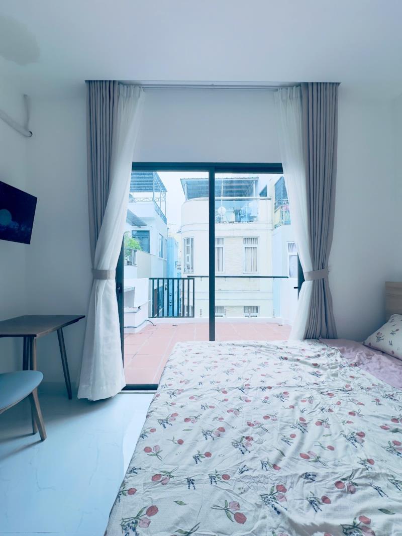 Studio sân thượng cực chill, có máy giặt riêng - lê văn sỹ q3 (6tr9) - 2