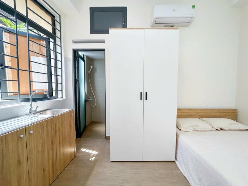 Phòng trọ 30m2 ban công full nội thất, giờ giấc tự do đường cô bắc - 3