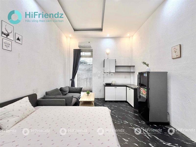 Căn hộ studio- 25m2 --full nội thất -máy giặt riêng - cv gia định