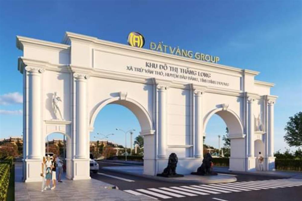 Cổng chào dự án Thăng Long Residence Cổng chào dự án
