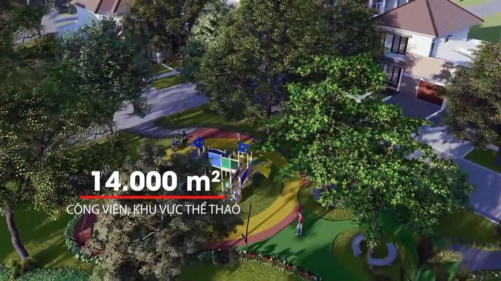 Công viên, khu vực thể thao rộng 14.000m2 Công viên, khu vực thể thao rộng 14.000m2