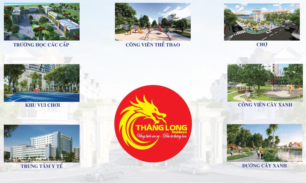 Sơ đồ Liên kết tiện ích ngoại khu dự án Thăng Long Residence Liên kết tiện ích ngoại khu dự án Thăng Long Residence