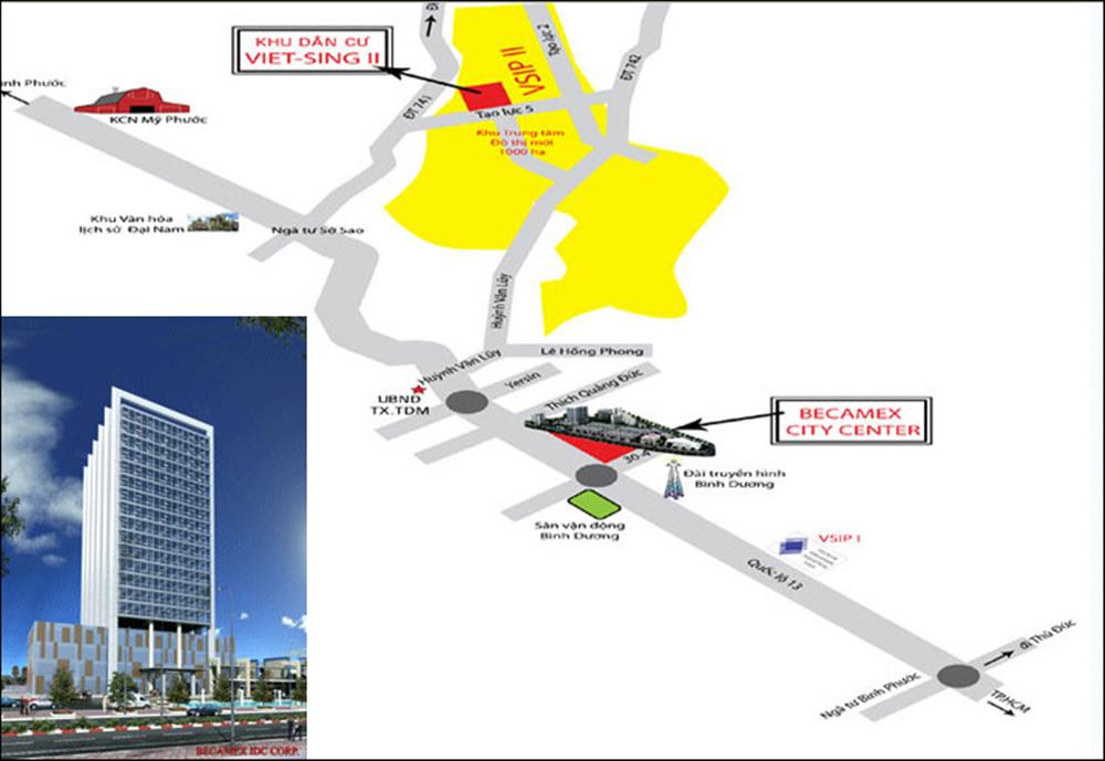 Vị trí của Becamex City Center | ảnh 1